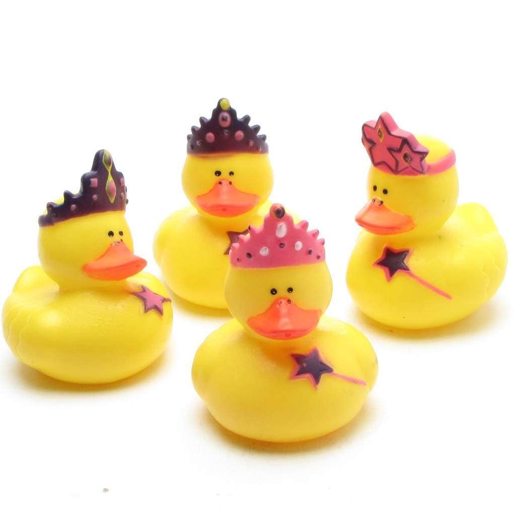 Princess bath ducks - rubber ducks - set of 4