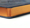 Vintage Classic Style Journal Vegan Leather (Navy Blue)