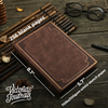 Victoria's Journals Classic Style Ruled Diary (Matte Brown)