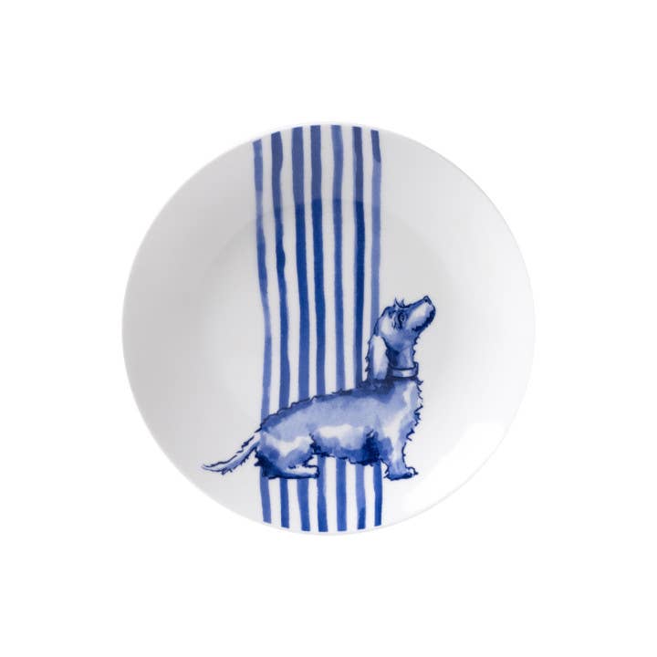 Petit four Dachshund Naan plate