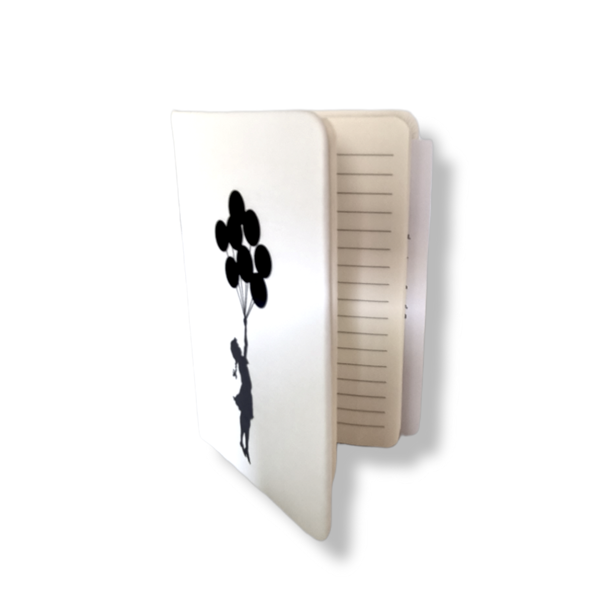 Banksy Flying Balloons Girl A6 Notebook