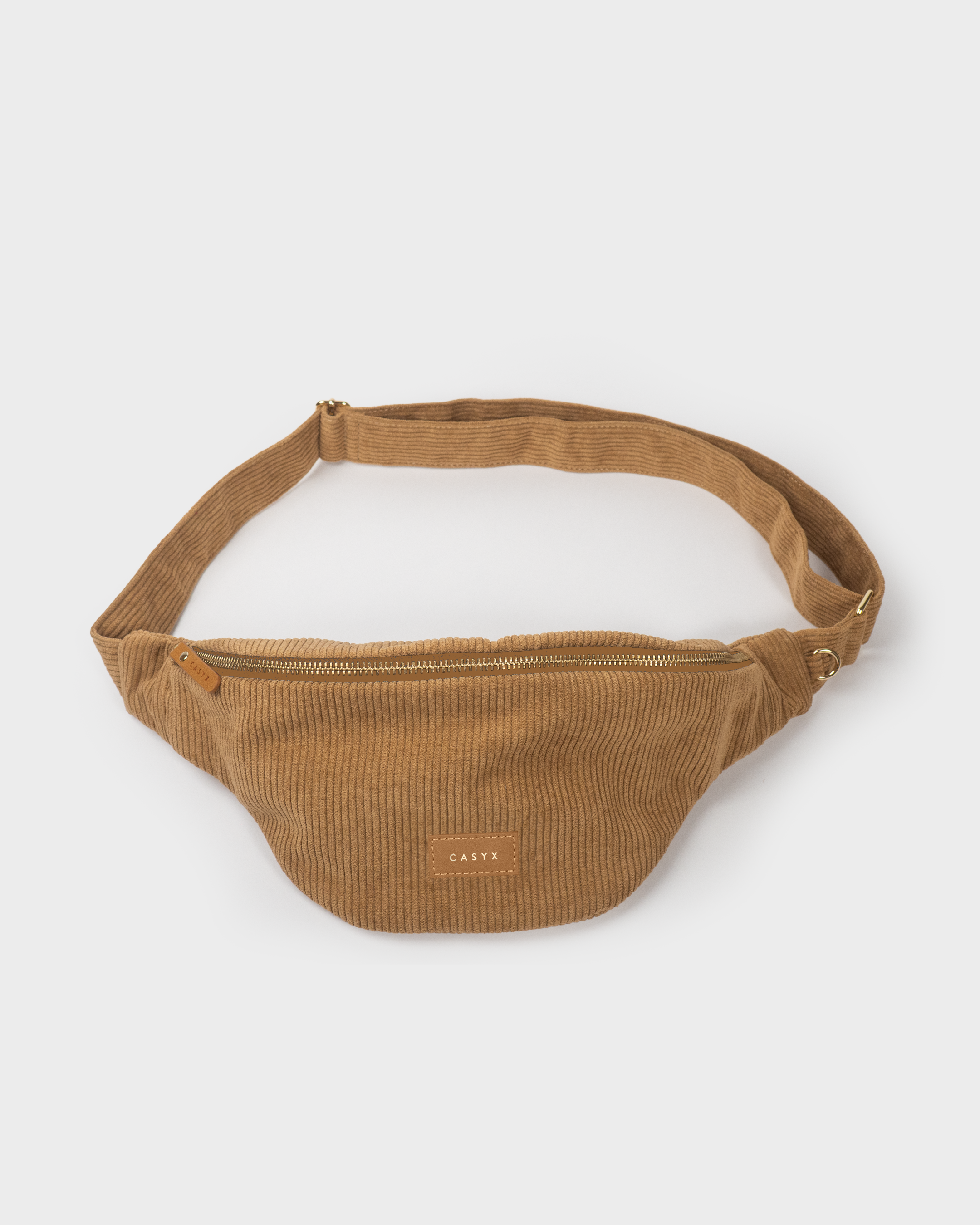 CASYX Waist Bag - VELOURS - Camel