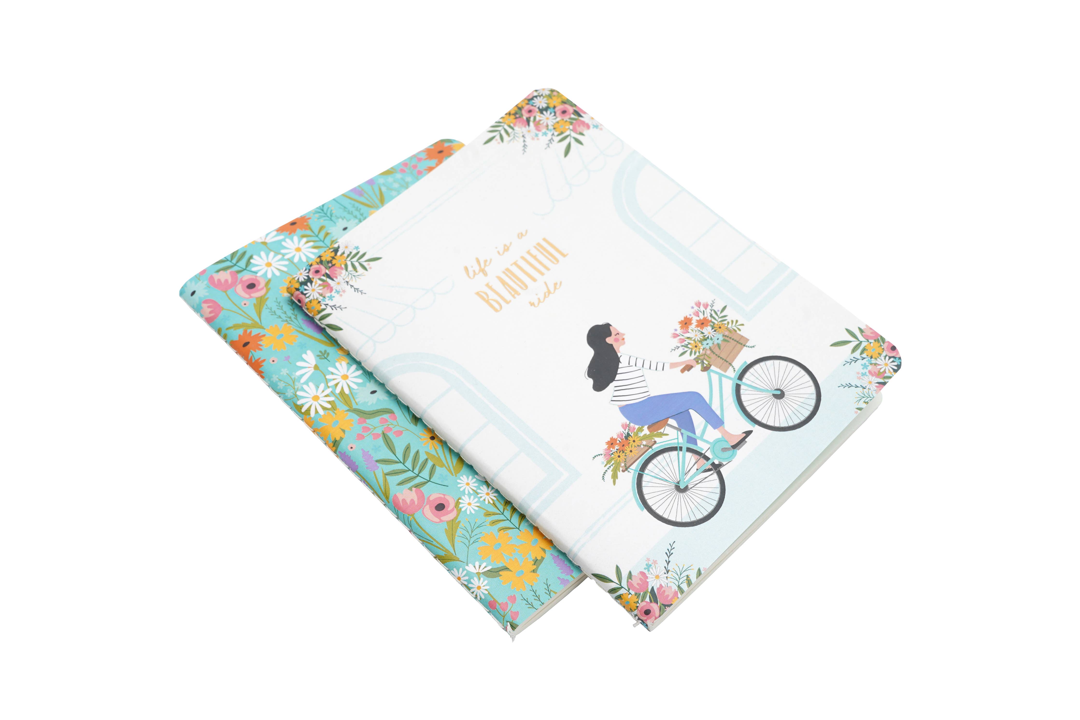 The Flower Market 'Life Is..' Set of 2 Notebooks