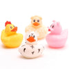 Farm animals - bath ducks - rubber ducks - set of 4