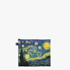 Vincent Van Gogh Inspired Women's Pouch: Irises & Wheatfield