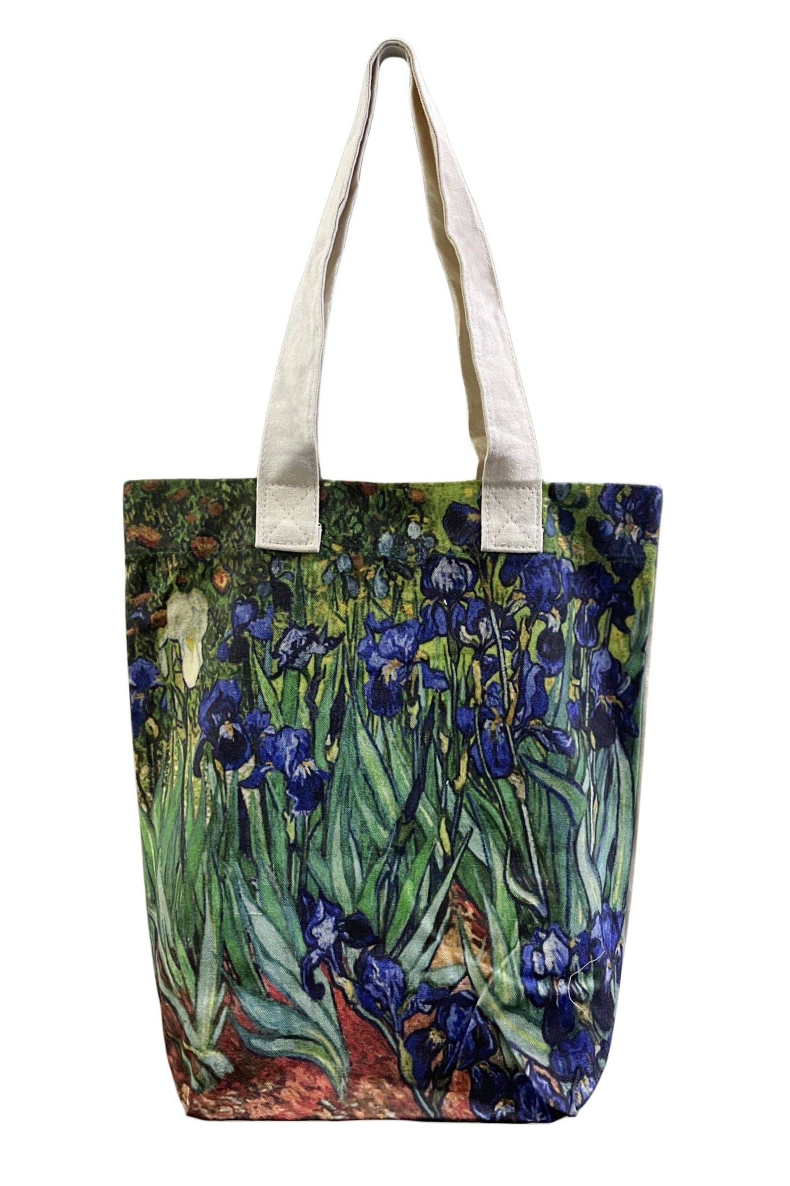 Van Gogh Irises Art Print Cotton Tote Bag (Pack of 3)