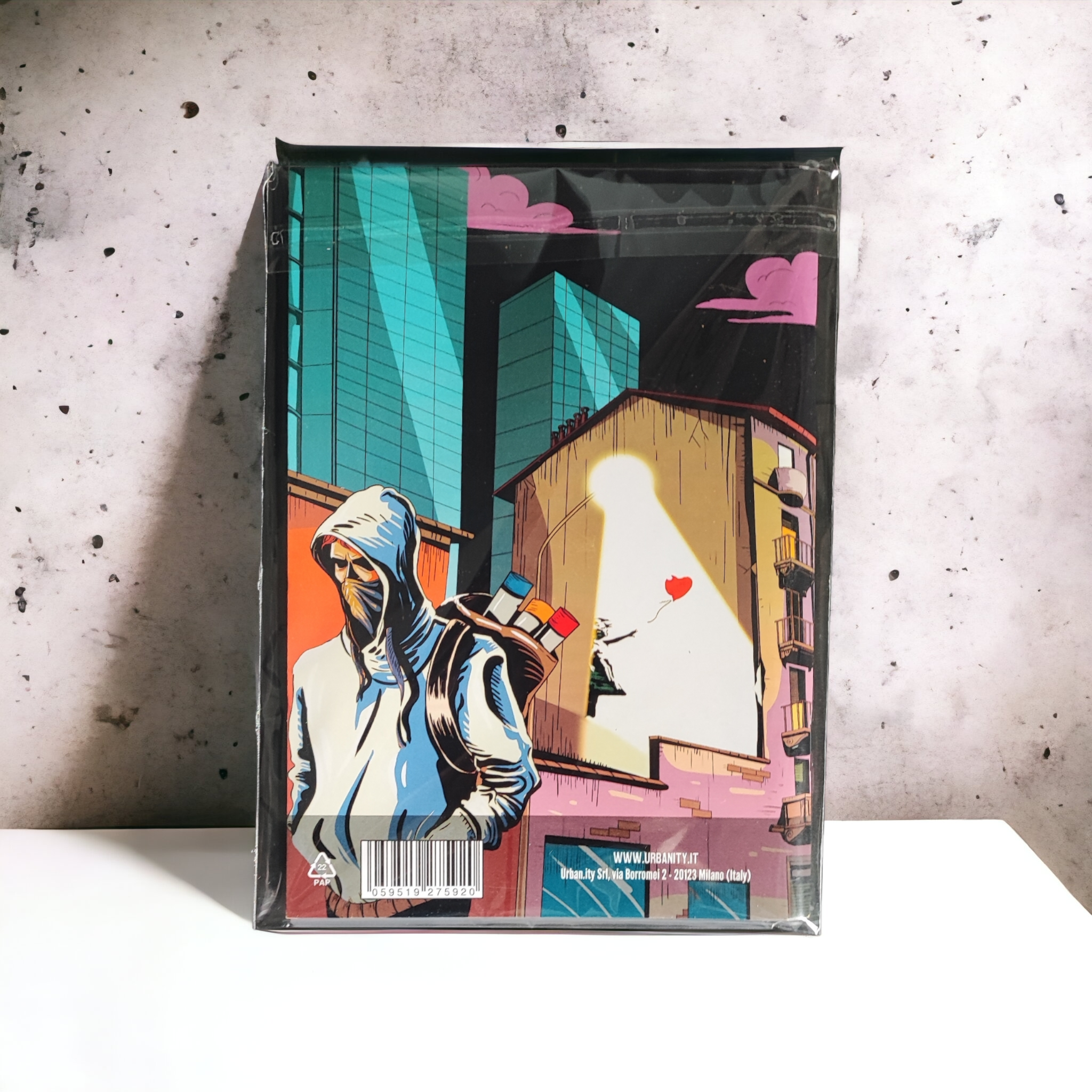 Banksy Comics A5 Exercise Book - Girl With Red Balloon