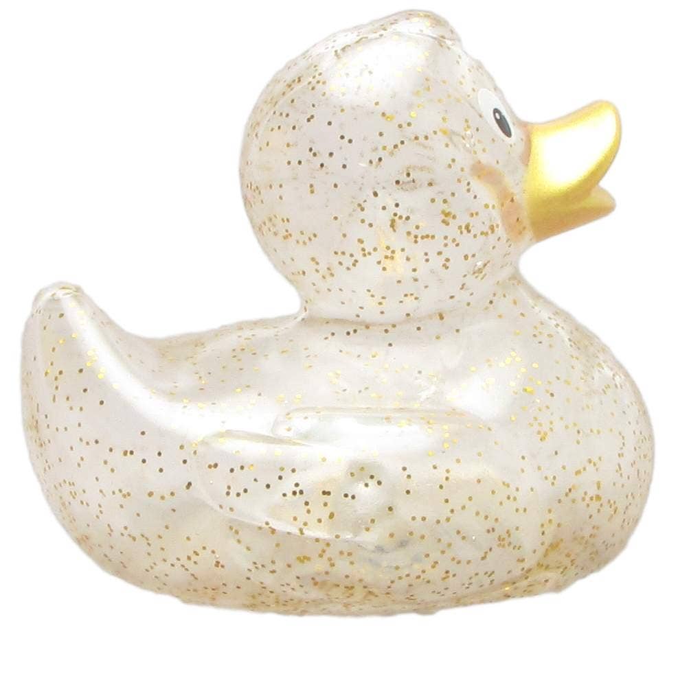 Gold glitter rubber duck - rubber duck