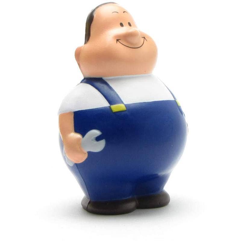 Schrauber Bert - blue stress ball - crumple ball