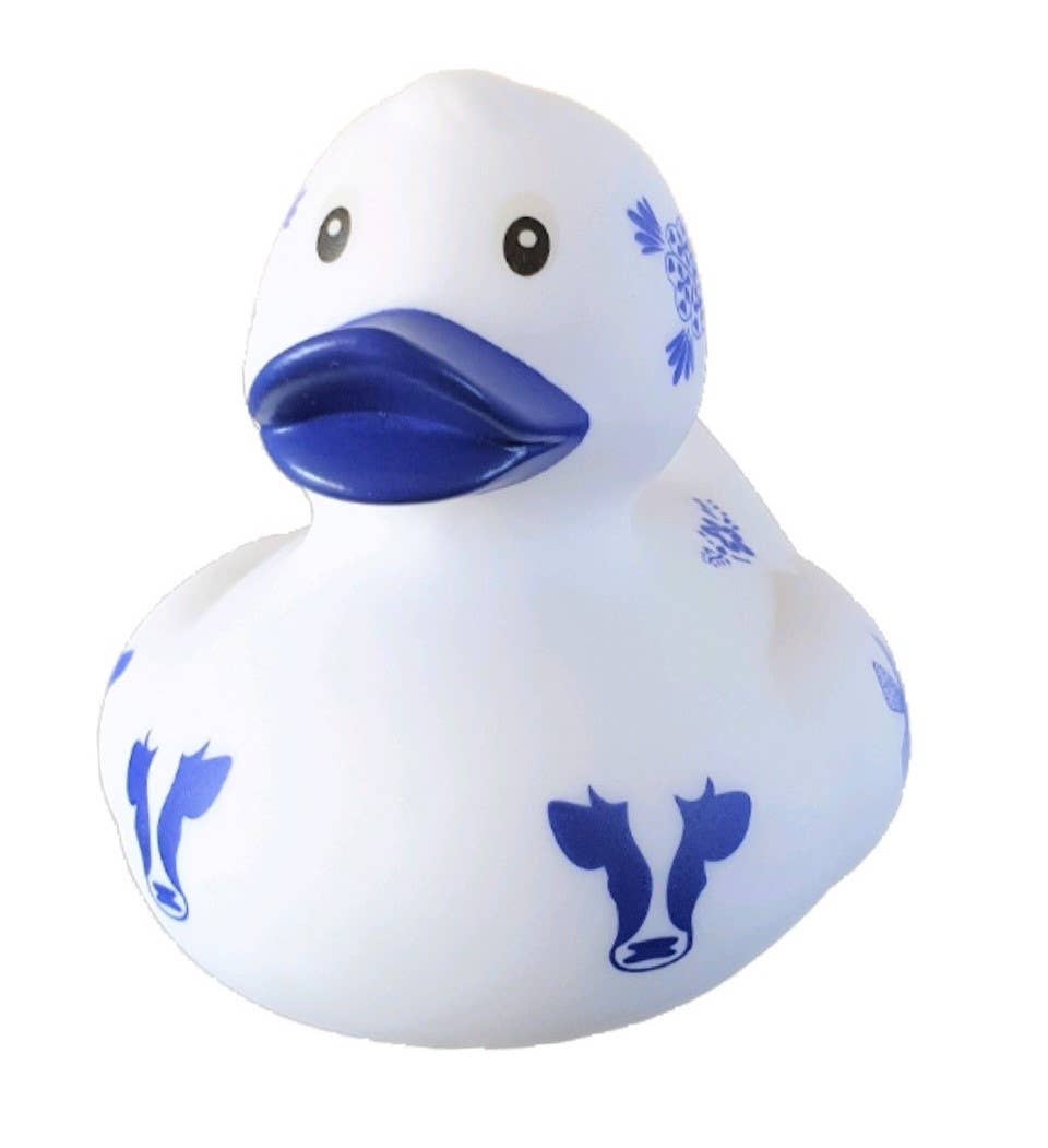 Delftblue rubber duck 8 cm