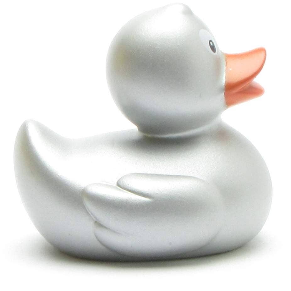 Rubber duck silver - rubber duck