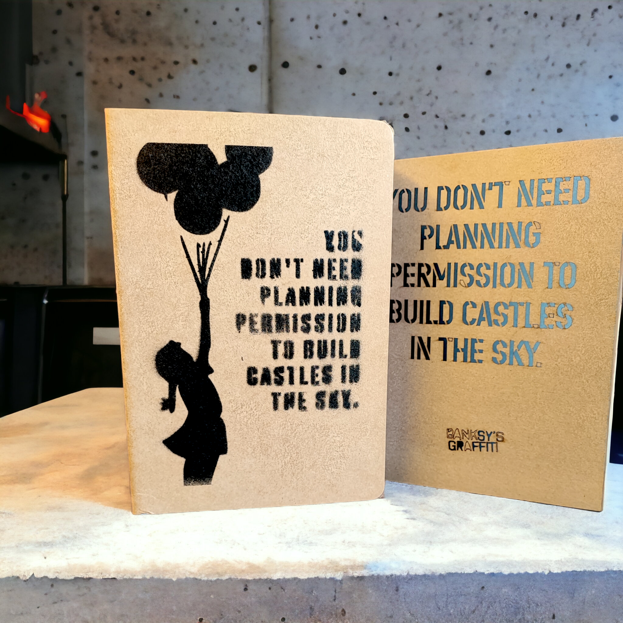 Banksy A5 Street Journal + Stencil - You Don't need...