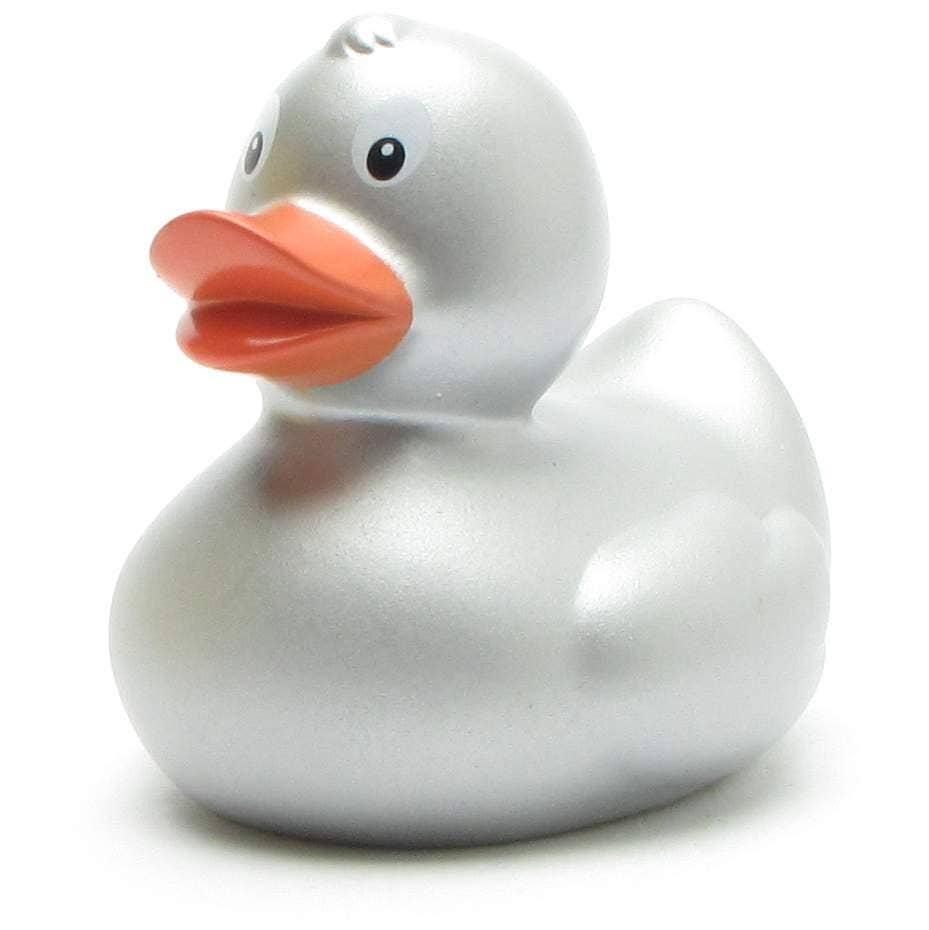 Rubber duck silver - rubber duck