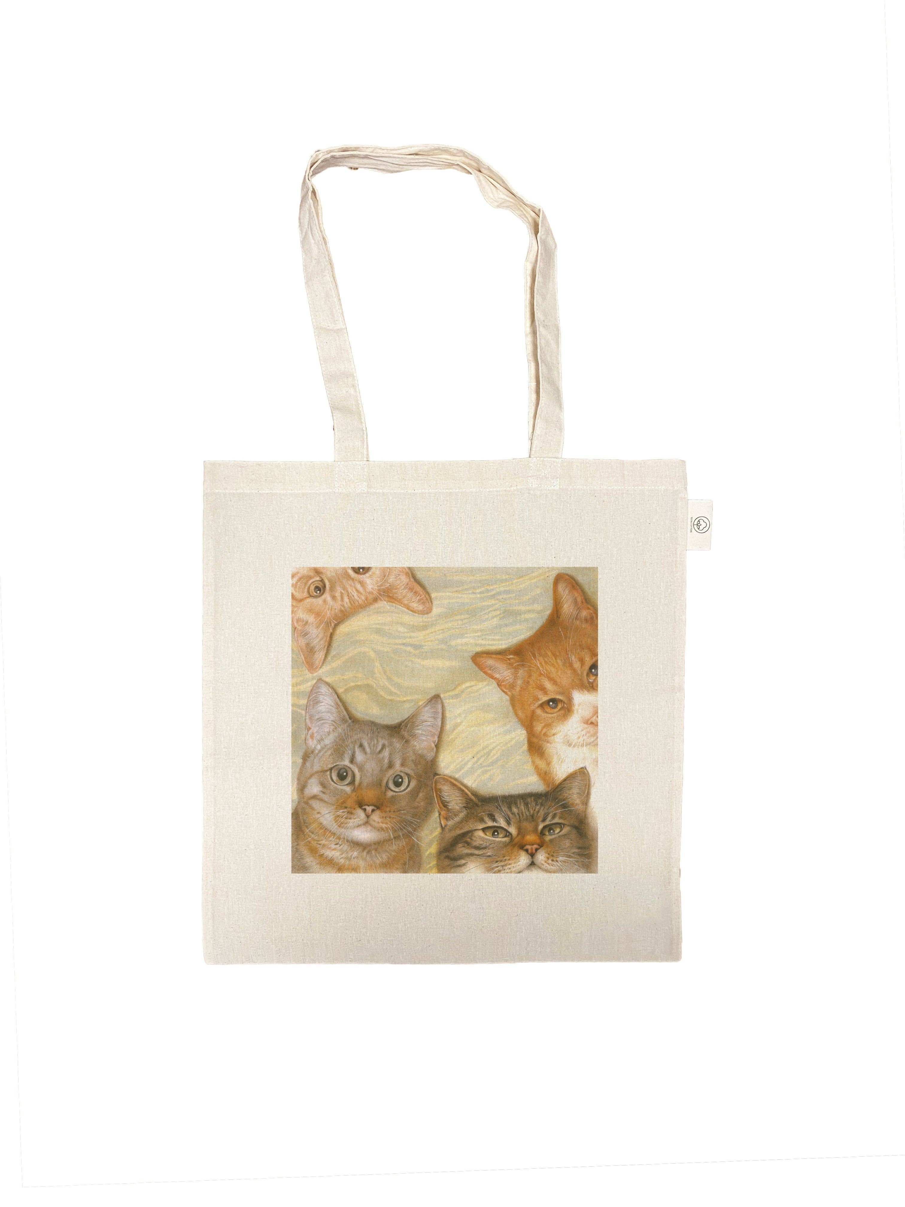 Cotton bag - Cat Series - Cat Collage