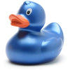 Rubber Duck Sara (blue metallic) - rubber duck