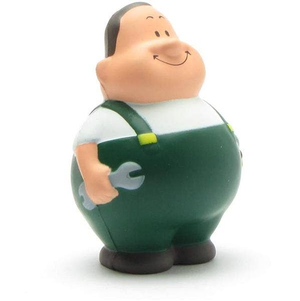 Schrauber Bert - green stress ball - crumple ball