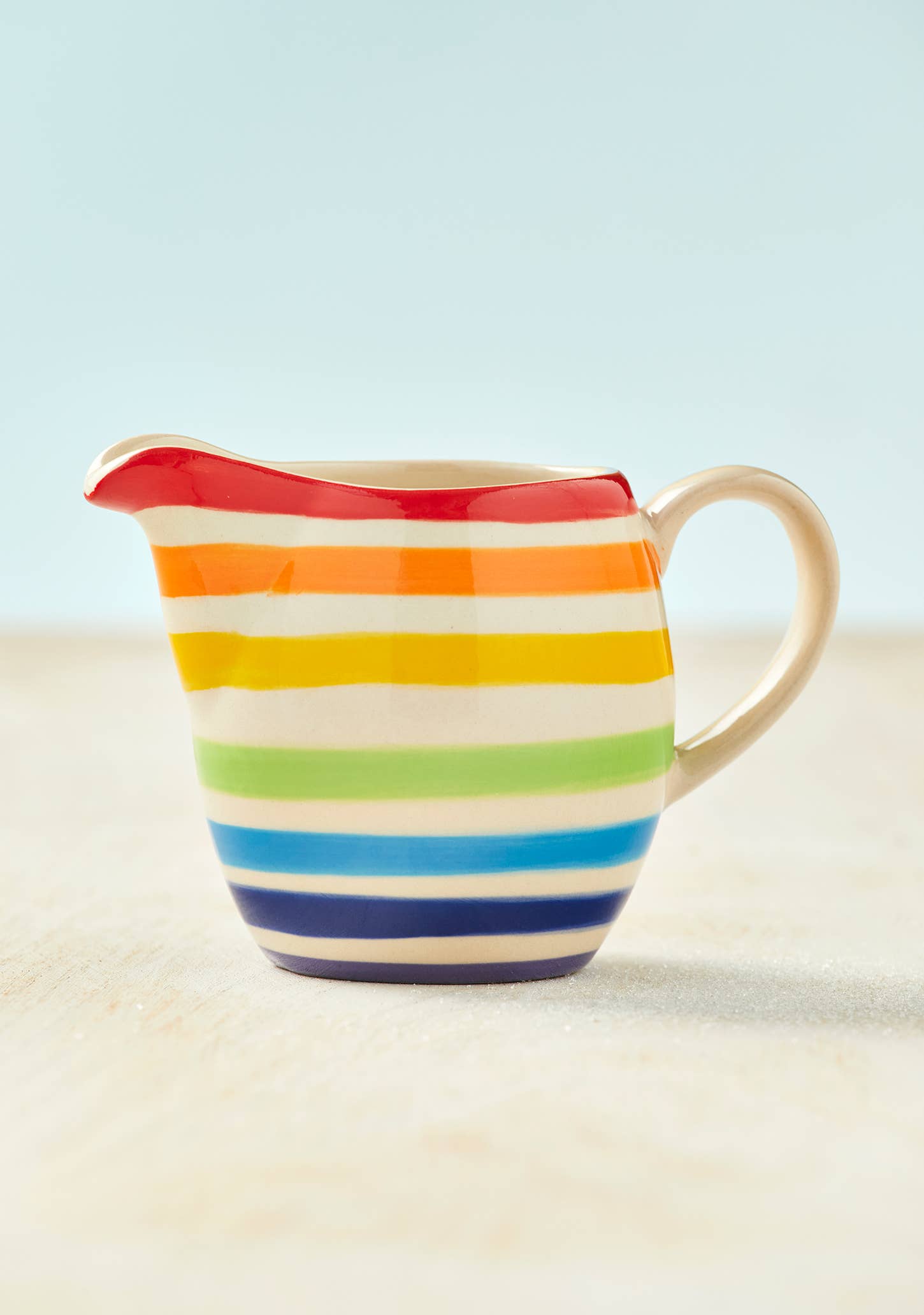 Hand Painted New Rainbow Milk Jug