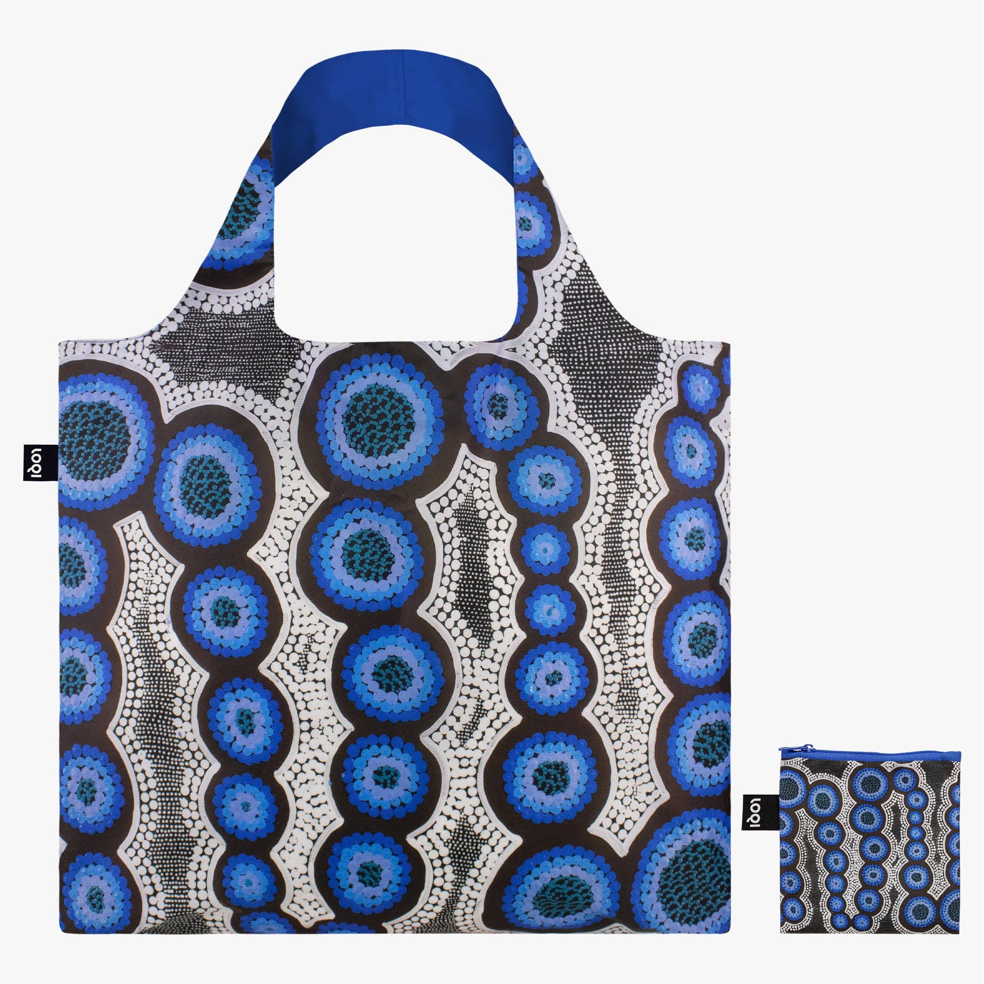 KIRSTEN NANGALA EGAN Water Dreaming Blue Bag