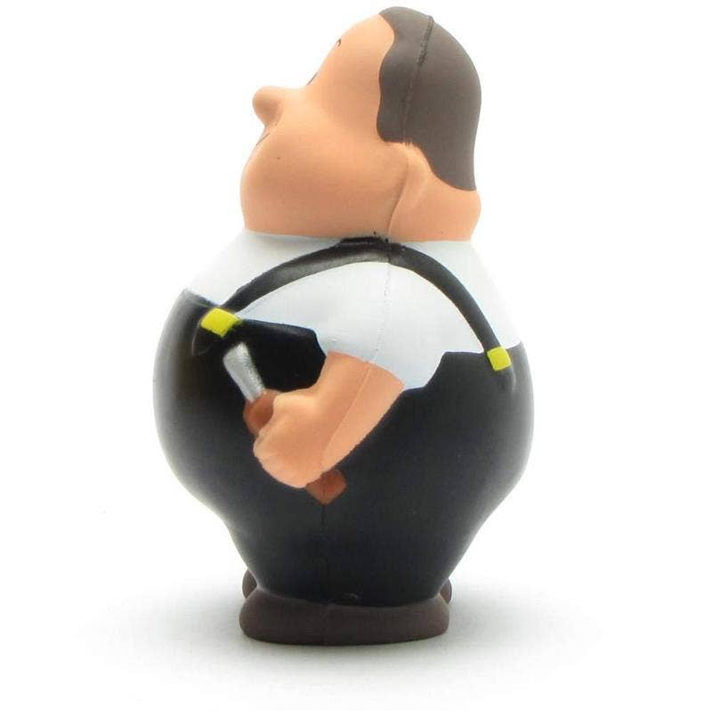 Screwdriver Bert - black stress ball - crumple ball