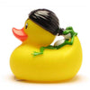 Pirate bath duck with frog