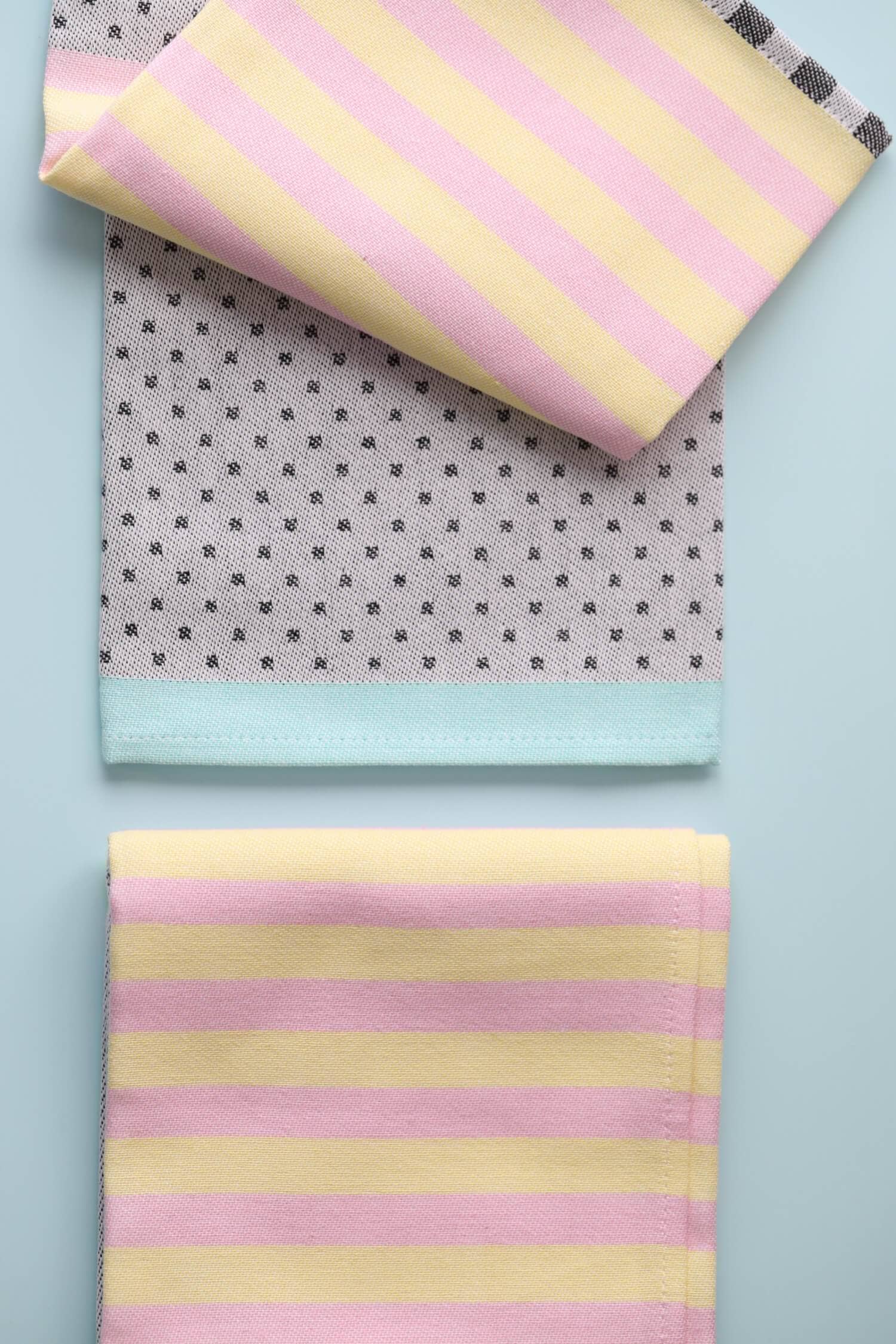 Miss Étoile Tea Towel Yellow/Pink