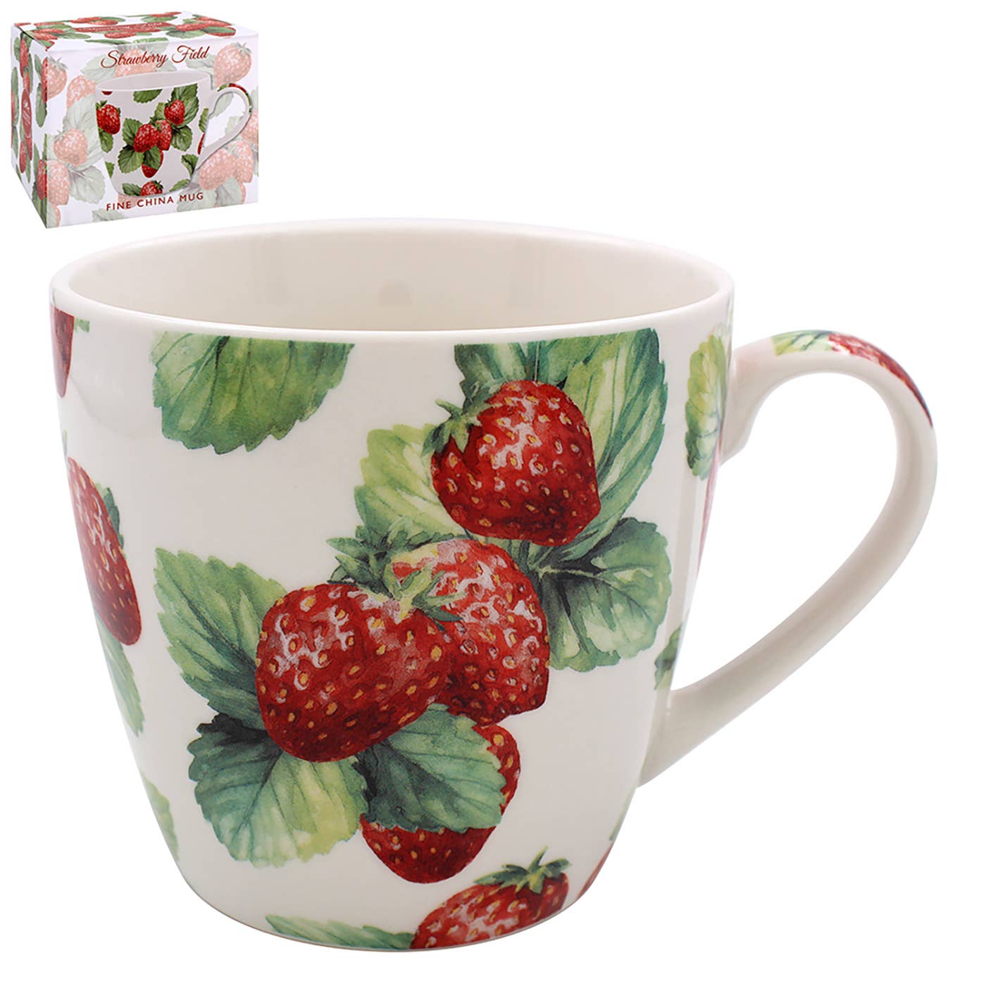 Strawberry Field Breakfast Mug