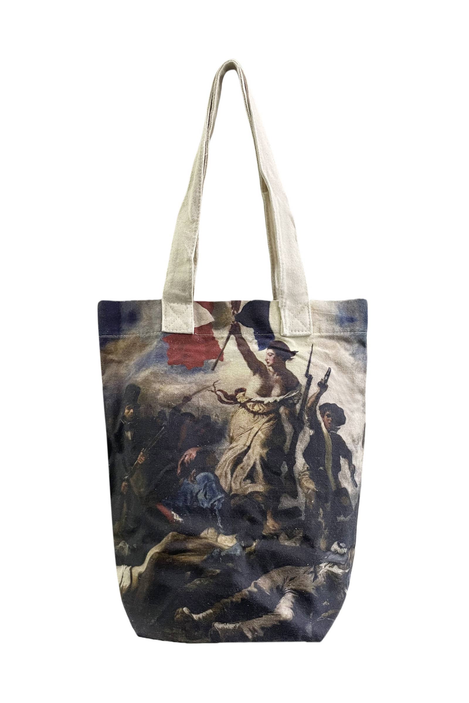 Delacroix's Liberty Leading The People Art Print Cotton Tote