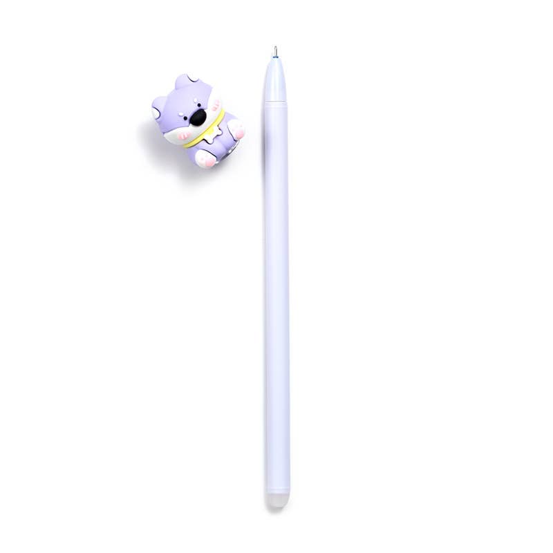 Inkredible Erasable Pen with Shiba Inu Dog Topper