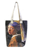 Vermeer Girl Art Cotton Tote Bag Pack of 3