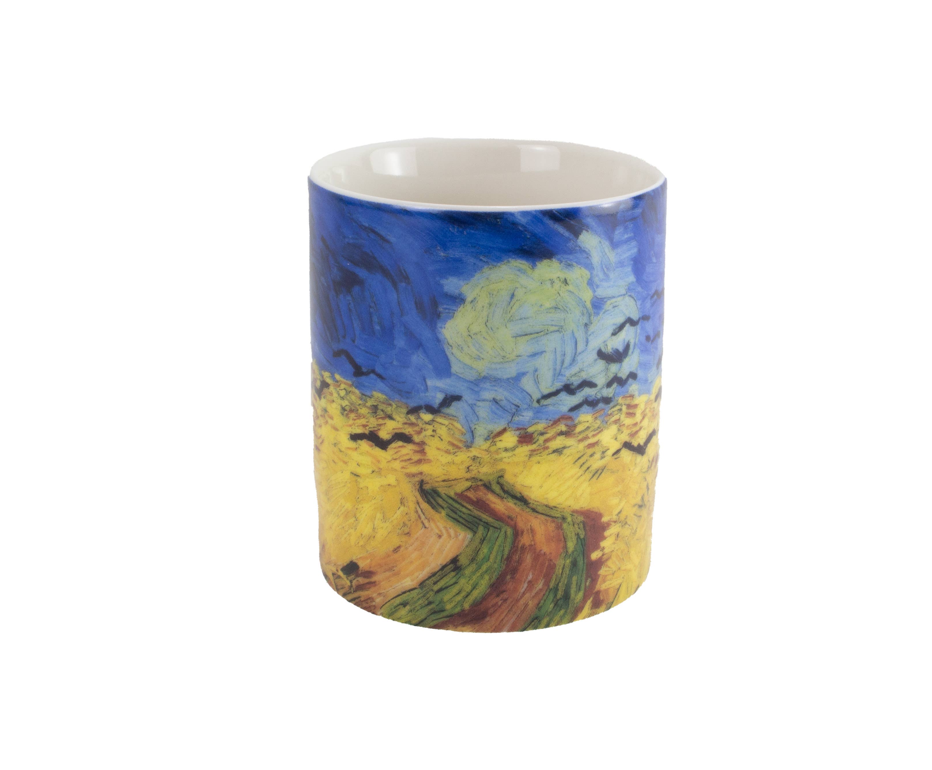Mug in  Box, Van Gogh, Wheatfield with crows, Auvers