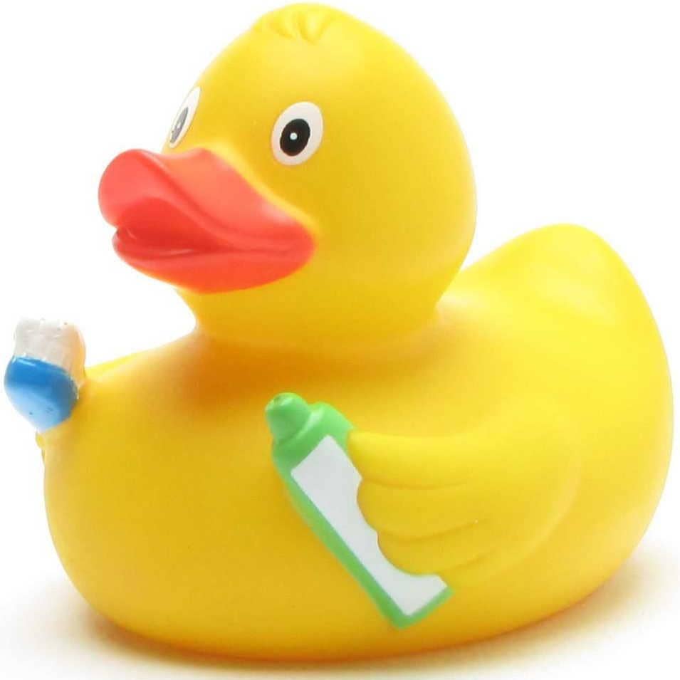 Rubber Duck Toothbrushed Duck - Rubber Duck