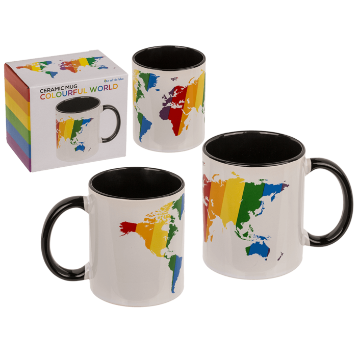 Mug, Colorful World, Stoneware,