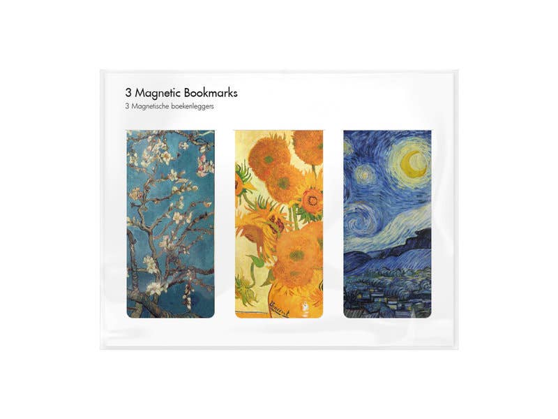 Set of 3, Magnetic bookmark, Vincent van Gogh