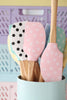 Load image into Gallery viewer, Love Manuela Spatula, Pink And White Dots