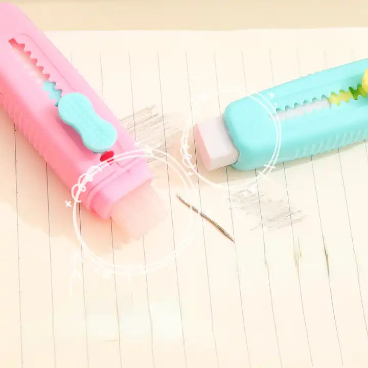 Macaron sliding eraser