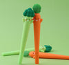 Load image into Gallery viewer, cute carrot vegetable neutral pen silicone