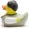 Zenzi rubber duck with pink apron - rubber duck