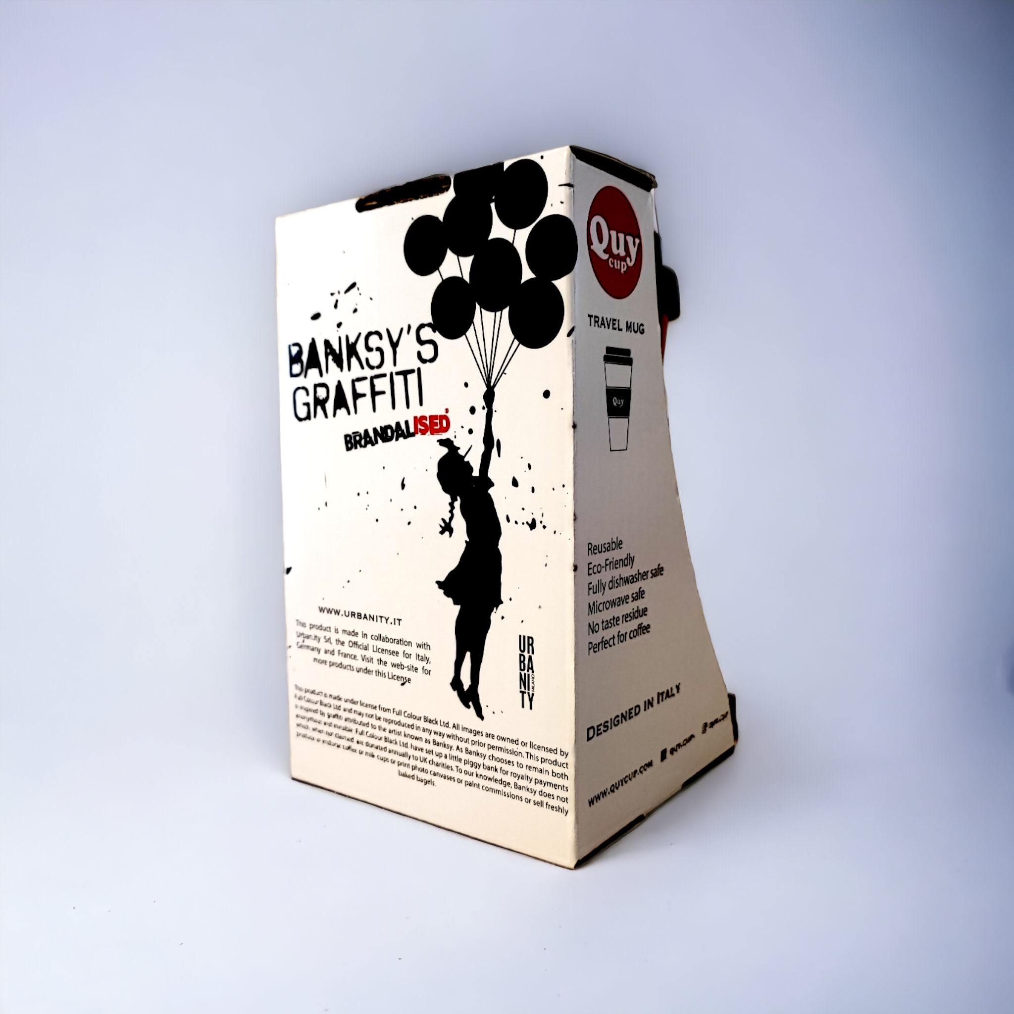 Banksy Travel Cup in RPET 400 ml - Bandaged Heart