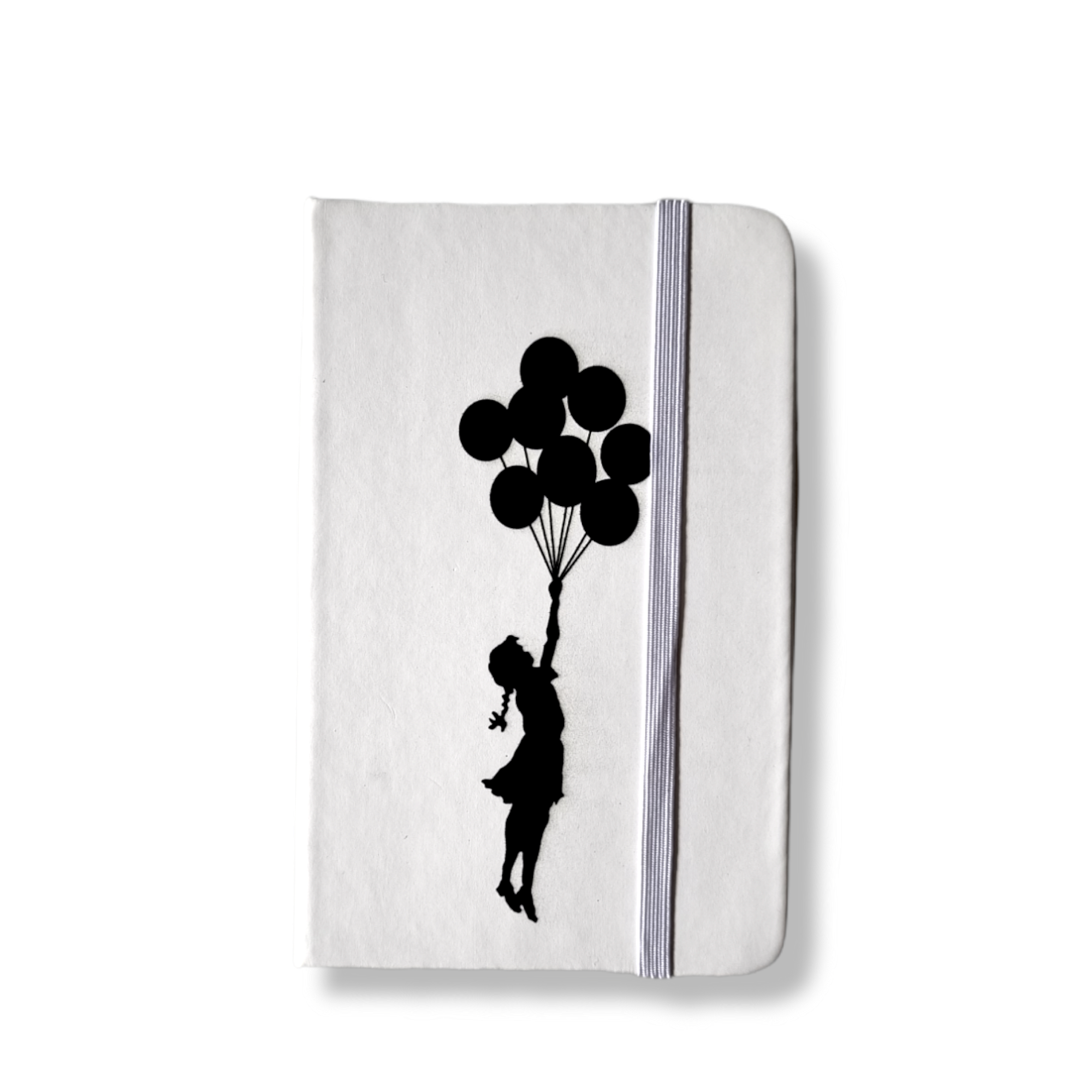 Banksy Flying Balloons Girl A6 Notebook