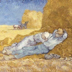 Van Gogh: The Siesta (After Millet), KK0947