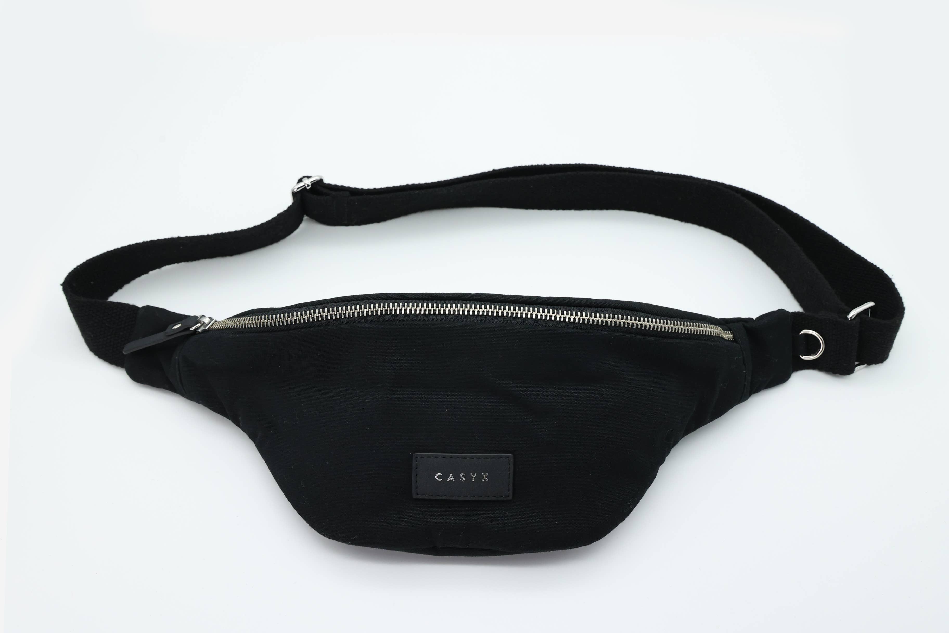 CASYX Waist Bag - COTTON - Deep Black