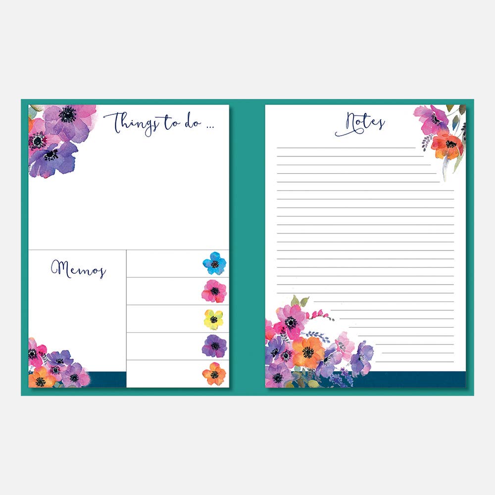 Sticky Notes Folder - Anemones