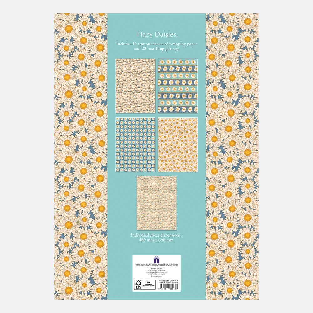 Gift Wrap Collection - Hazy Daisies