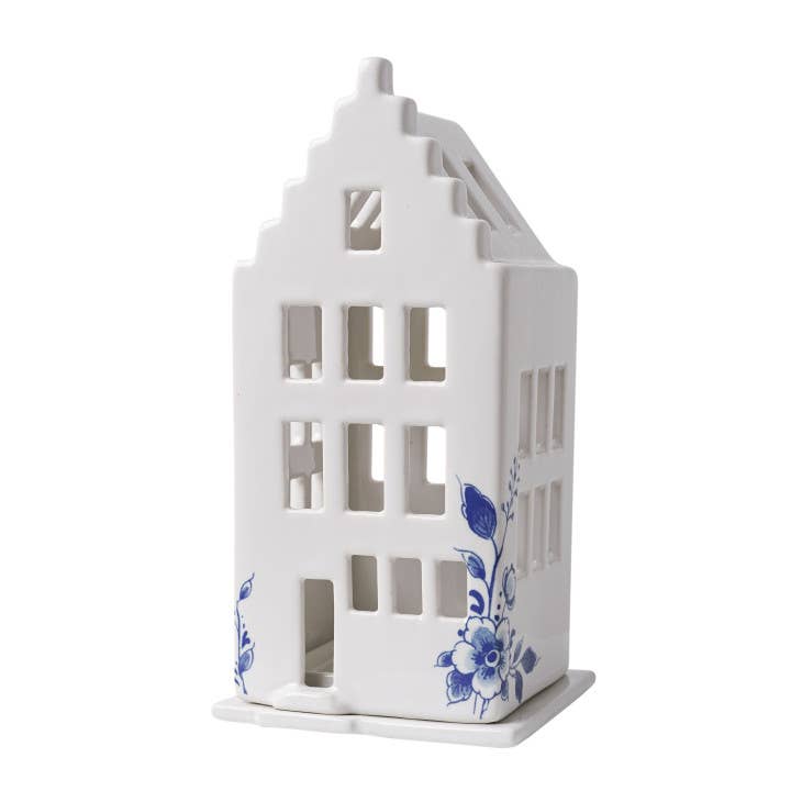 Tea light holder house, Delft stepped gable