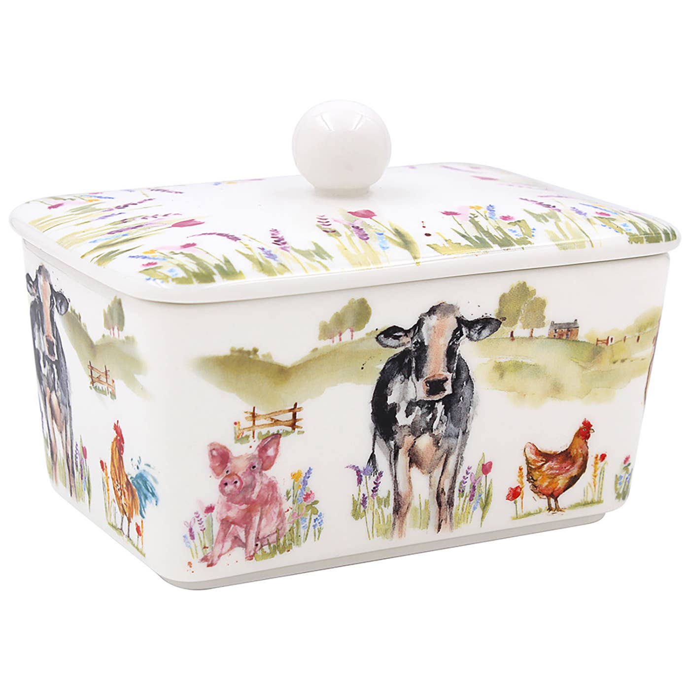 Farmyard Butter Dish