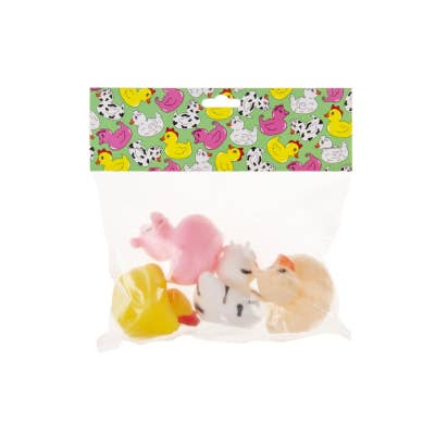 Farm animals - bath ducks - rubber ducks - set of 4