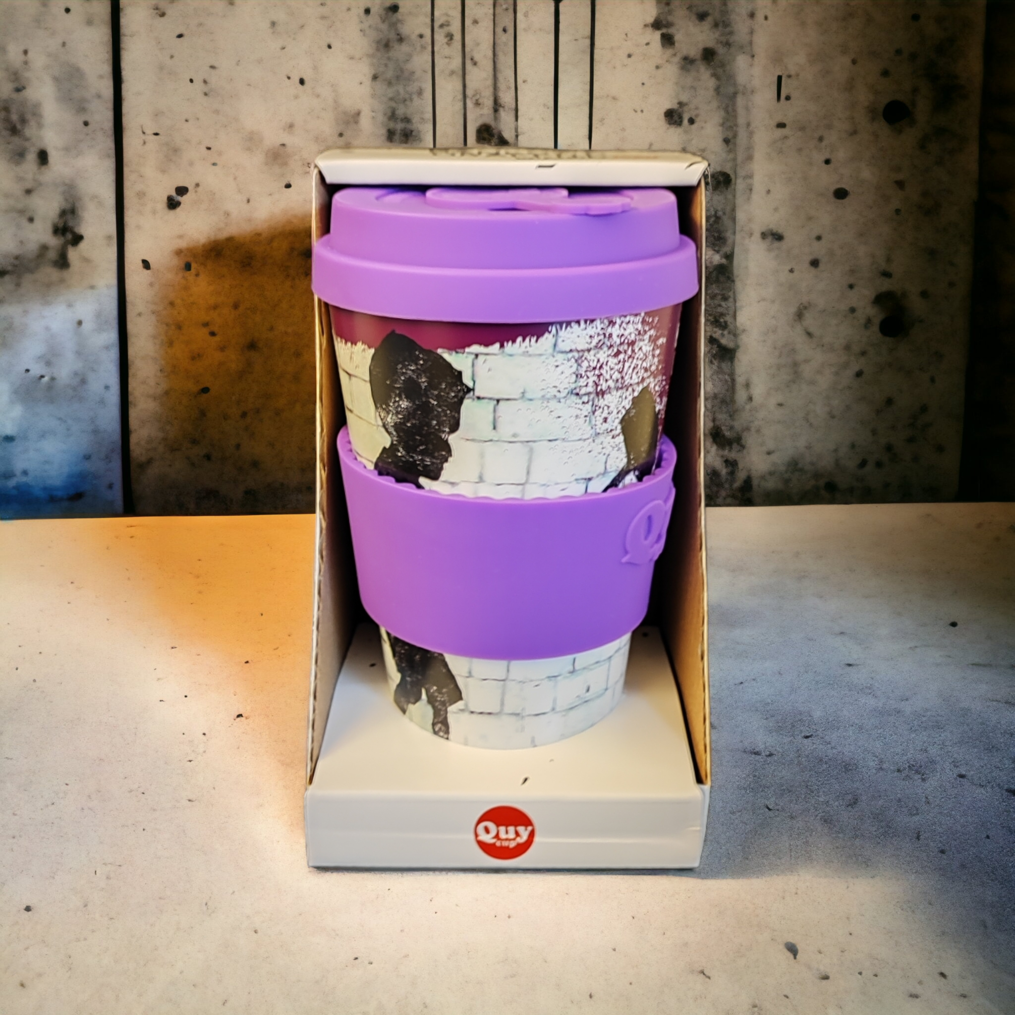 Banksy Travel Cup in RPET 400 ml - Hammer Boy
