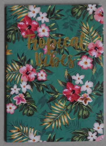 Notebook A5 - Tropical design, NH43094