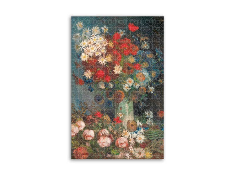 Puzzle, 1000 Pieces, Vincent van Gogh, Vase With Flowers