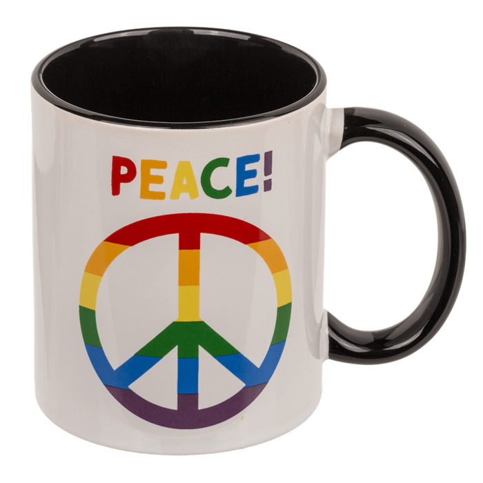 Mug, Peace, Stoneware,